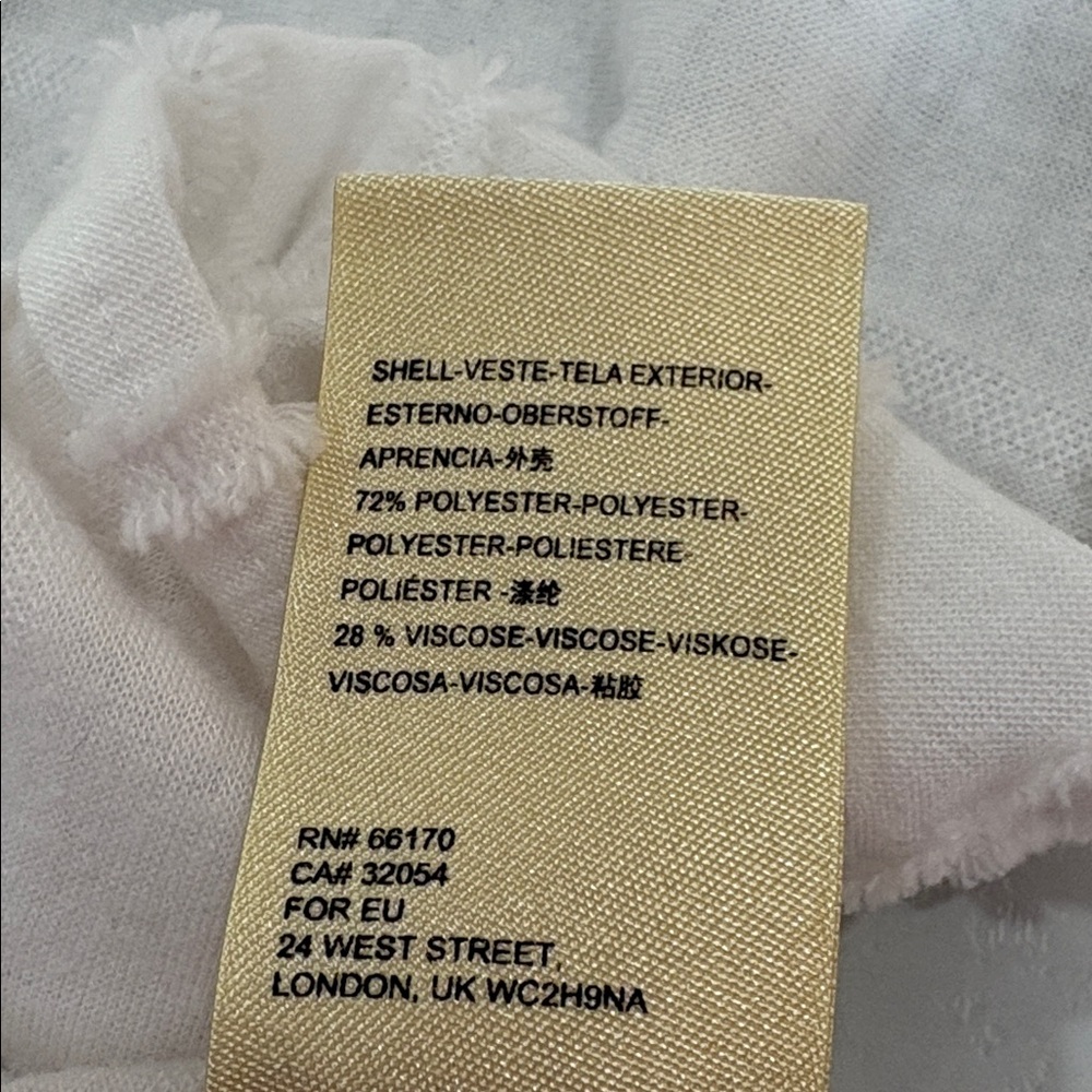 Maeve Anthropologie Ivory Textured Wrap Blouse - Picture 7 of 9